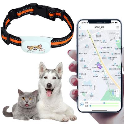 GPS-Трекер Ошейник Совместимый с Bluetooth Anti-lost Питомец GPS-Трекер Местоположения Водонепроницаемое Устройство Отслеживания для Собак Щенков Кошек Котят