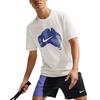 Nike Мужской теннисный пуловер Court Dri-FIT, вязаный, с круглым вырезом, короткий рукав, быстросохнущая футболка, топ IH2088-133