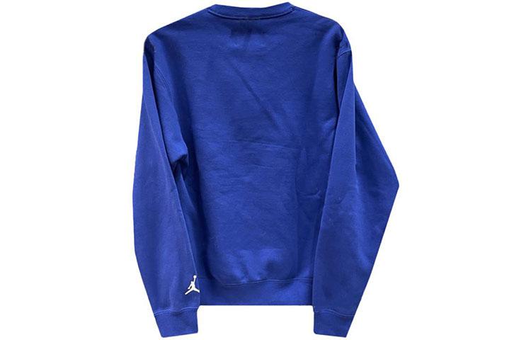 Jordan Sweatshirts Men's Blue Crew Neck Moderate Regular DR6421-455
