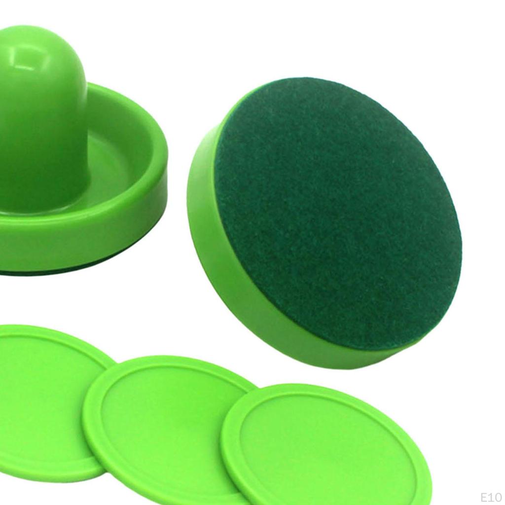 1 комплект мини-толкателей и шайб для аэрохоккея, лопасти для ручек ворот диаметром 96 мм для стола