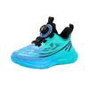 Children's Sports Shoes Mesh Breathable New Boys Button Running Shoes for Students Spring and Autumn Lightweight Wear-resistant Running Shoes
