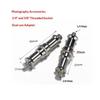 Stainless Steel Double Head Screw Adapter Anti-Oxidation Durable Thread Adapter for Camera Tripod Phone Holder Mount