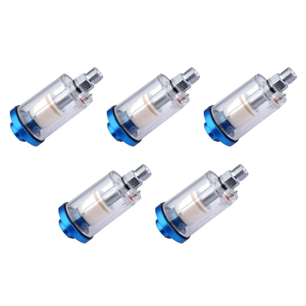 1/4 дюйма Сепаратор воды и масла для воздушного компрессора Пистолет-распылитель Масляно-водяной фильтр Сепаратор Пневматический инструмент Влагоуловитель Воздушный фильтр