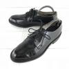 Compound Leather Service Shoes Plain Toe [27.0/Black] Oil-Resistant Sole(USED)