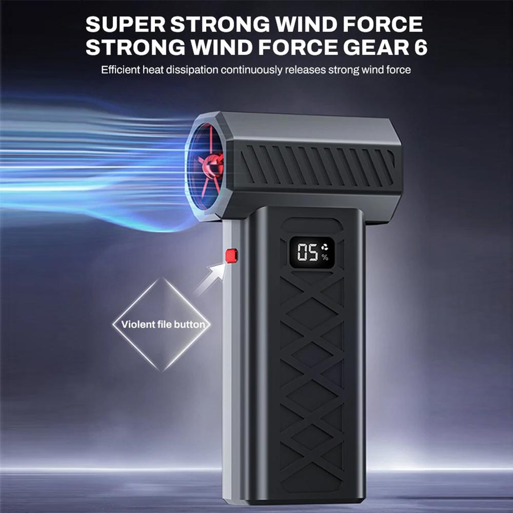 Новый турбореактивный вентилятор, электрический воздуходув, регулируемая скорость ветра, турбонагнетатель, перезаряжаемый с легким средством для чистки автомобиля, инструмент для чистки компьютера автомобиля