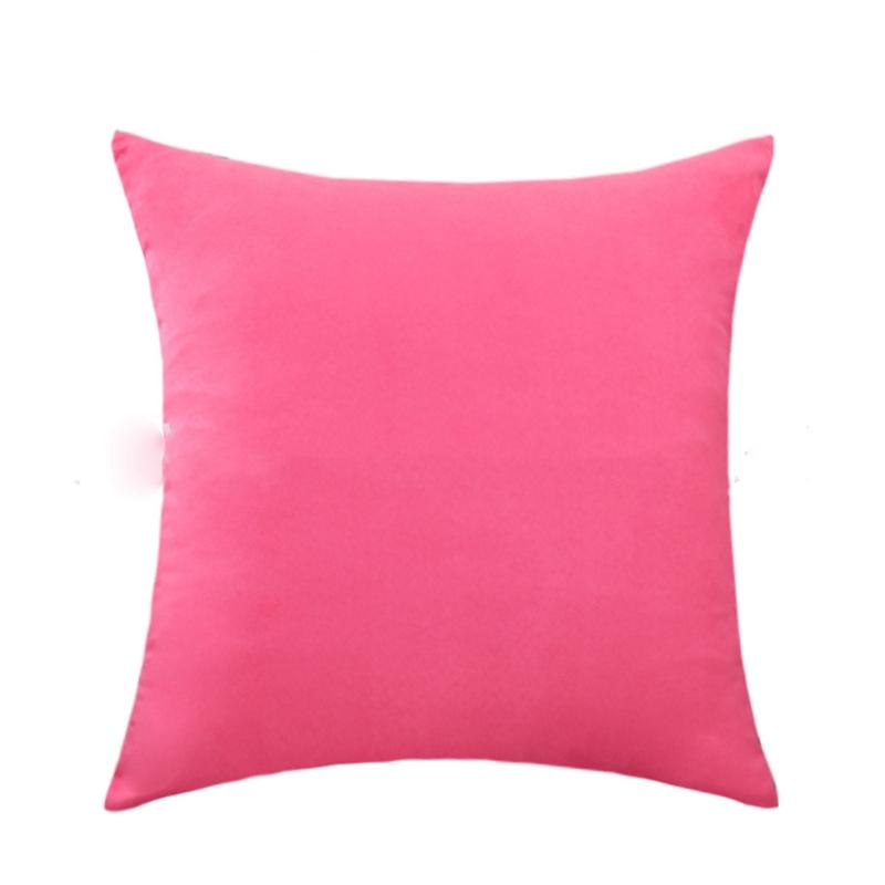 Pillow Cushion Cover Pure Candy Color Household Goods Cover Suede Pillow Nordic Style