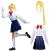 Идзити Ника Bocchi the Rock Гото Аниме Полный Костюм с Костюмом для Школьного Фестиваля [CR ROLECOS] Косплей, Косплей, Хитори, Униформа, Боччи-чан, Парик,