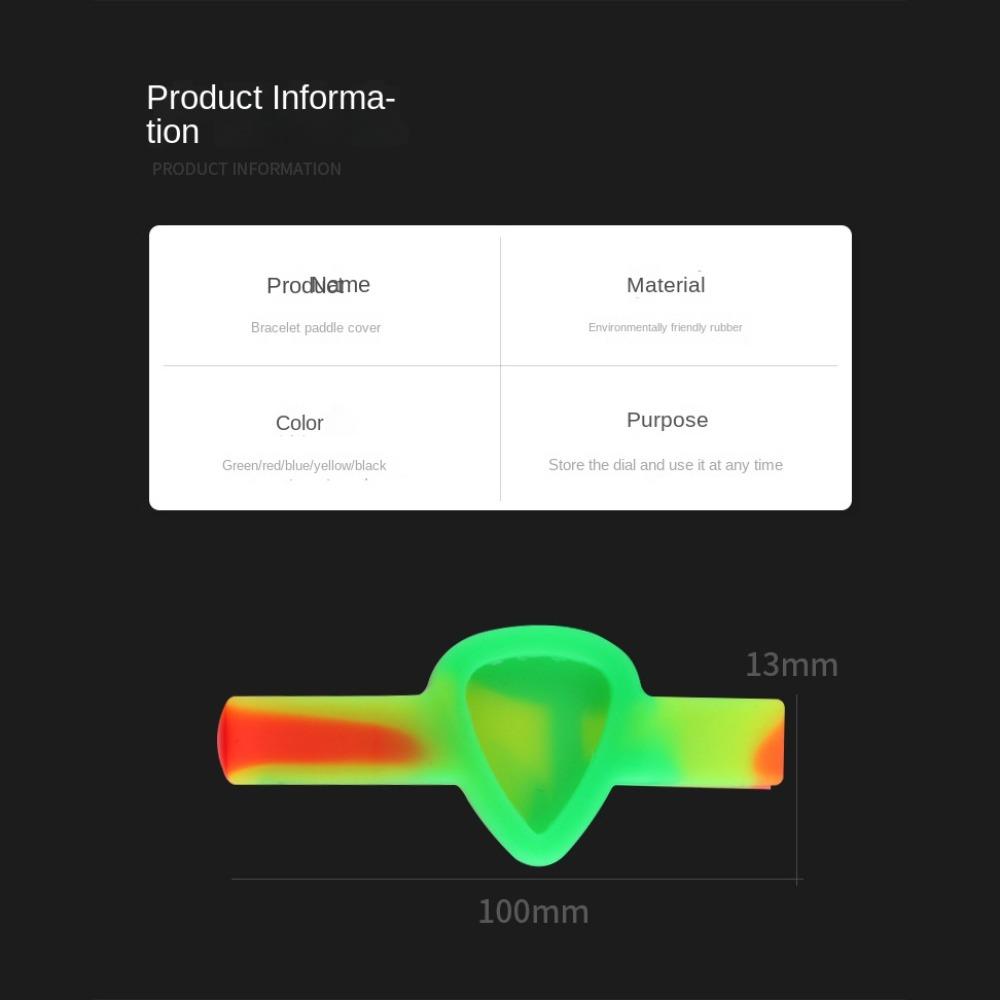 Браслет с мини-медиаторами для гитары Водонепроницаемый держатель для гитарных медиаторов Браслет Гитара