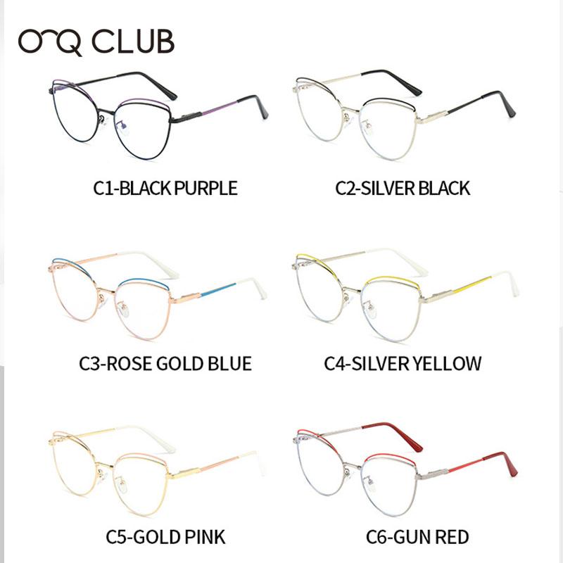 O-Q CLUB Градуированные линзы для чтения Очки для защиты от синего света Оправа очков «кошачий глаз» Женские Солнцезащитные очки для мужчин Очки для чтения Lunette