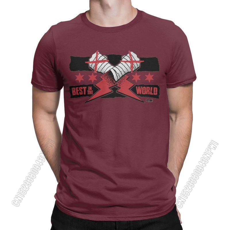 Unisexs Cm Punk Aew Best In The World T Shirt Cotton Clothing Vintage Stylish Chic Crewneck Tee Shirt Gift Tshirts