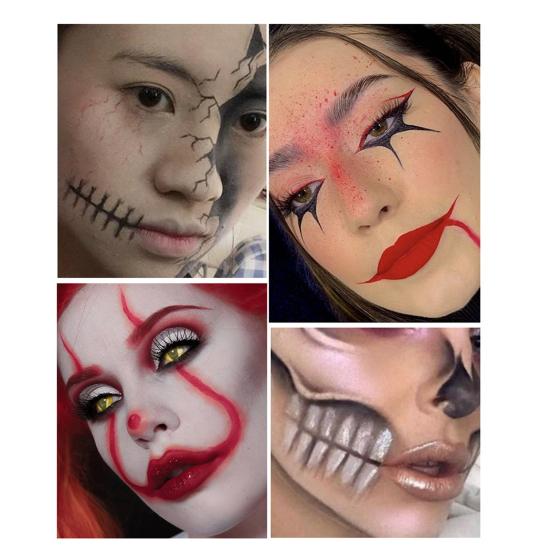 30G Face Body Paint High Pigment Red Black Painting Cream Kids Adults Halloween