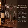 6 Hooks Wine Glass Holder Metal Cup Rack Retro Stemware Rack  Restaurant