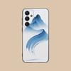 Чехол для телефона "У подножия горы" для Samsung S25,24,21,22,23,20,S30,Ultra,Plus,Fe,Lite,Note,5G Черный