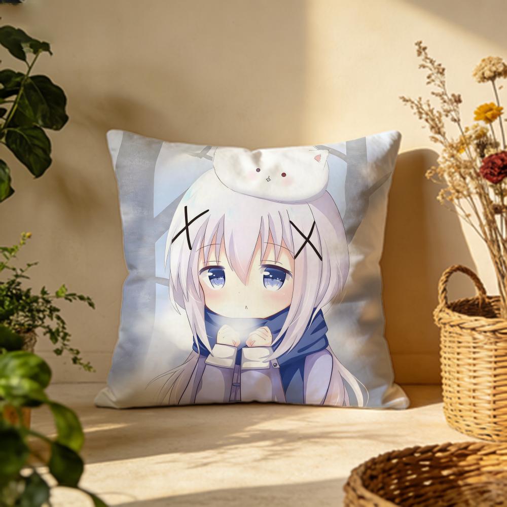Fashion IIs the Order a Rabbitied Cushion Cover Versatile DoubleSided Pillow Case Fit for Sofa Bed Car  Daily Decor