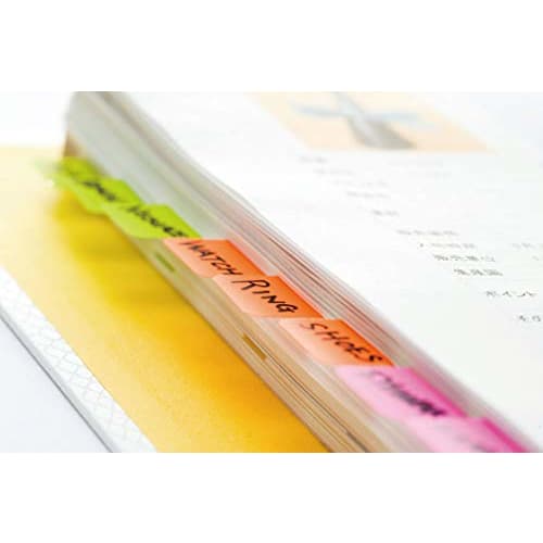 Post-it Film Sticky Notes Green Blue Pink 40 X 18 Mm 20 Sheets X 3 Pads 682S-2