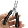 YTH-501E Stainless Steel Palm Grip Toothless Needle Nose Pliers, 4-inch Mini Flat Pliers, Fishing Pliers