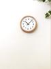 KATOMOKU Настенные часы Muku Clock 16 Oak с плавным ходом секундной стрелки, радио, km-108OA, 220 мм (Часы СКП)