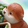 Cute Hippopotamus Hanging Flower Pot Cartoon Otter Bonsai Ornaments  Micro-landscape Accessories