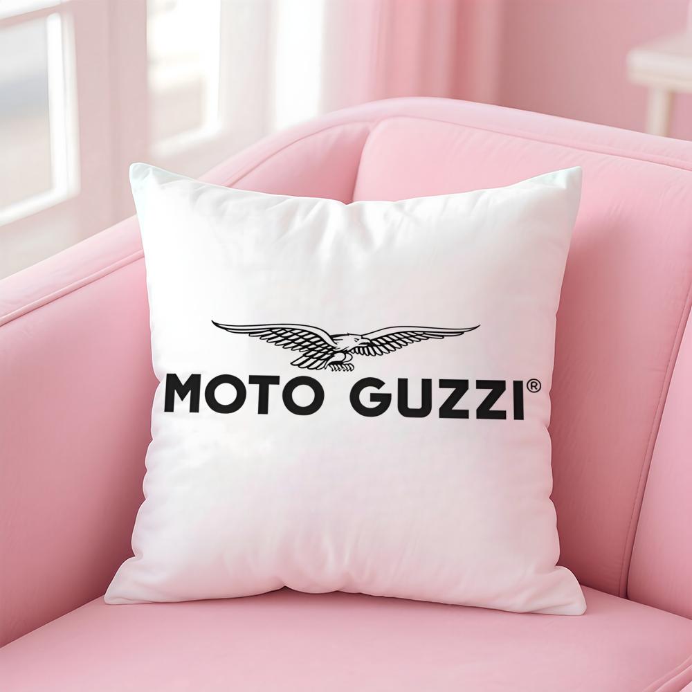 Классический итальянский бренд MMoto Guzzi Наволочка для подушки Короткий плюш Невидимая молния Комната Диван Чехол на подушку