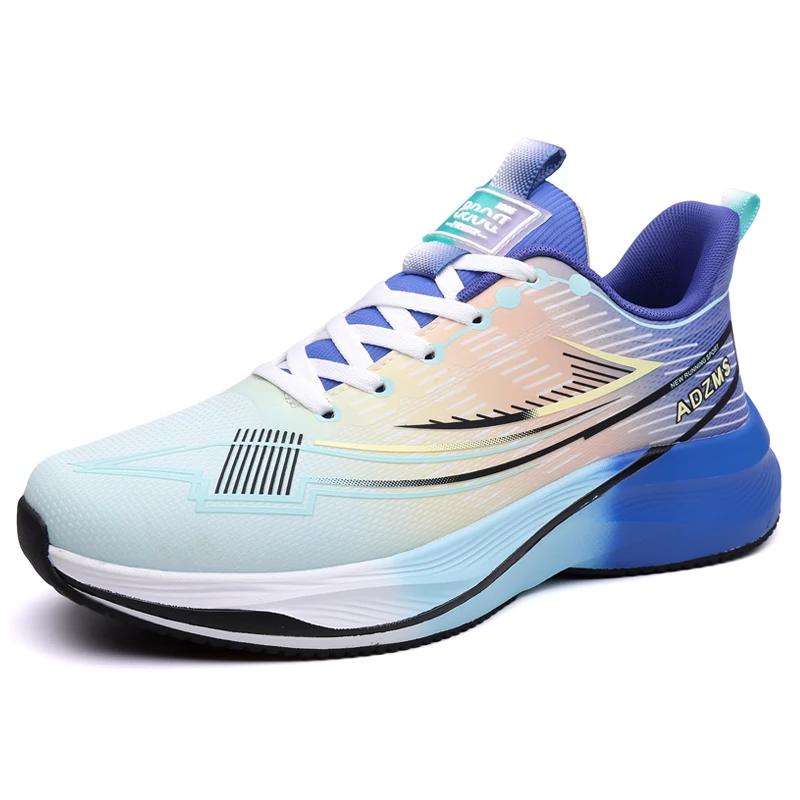 Марафонские кроссовки для бега Мужские Удобная подошва Износостойкие Нескользящие Повседневные Для улицы Для пеших прогулок Спортивная обувь Мужская