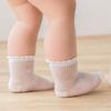 4 Pairs Breathable Newborn Socks Thin Summer Socks New Baby Mesh Socks  Birthday Gifts