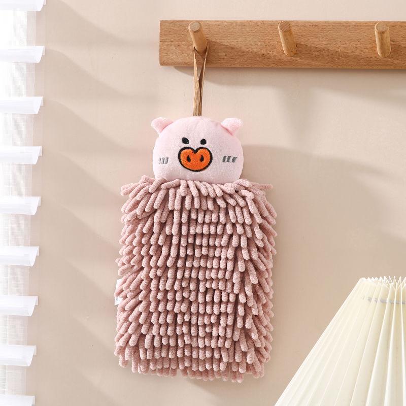 Hand Towel Toilet Hand Towel Household Super Thick Towel Cute Chenille Quick-drying Hand Towel Thick