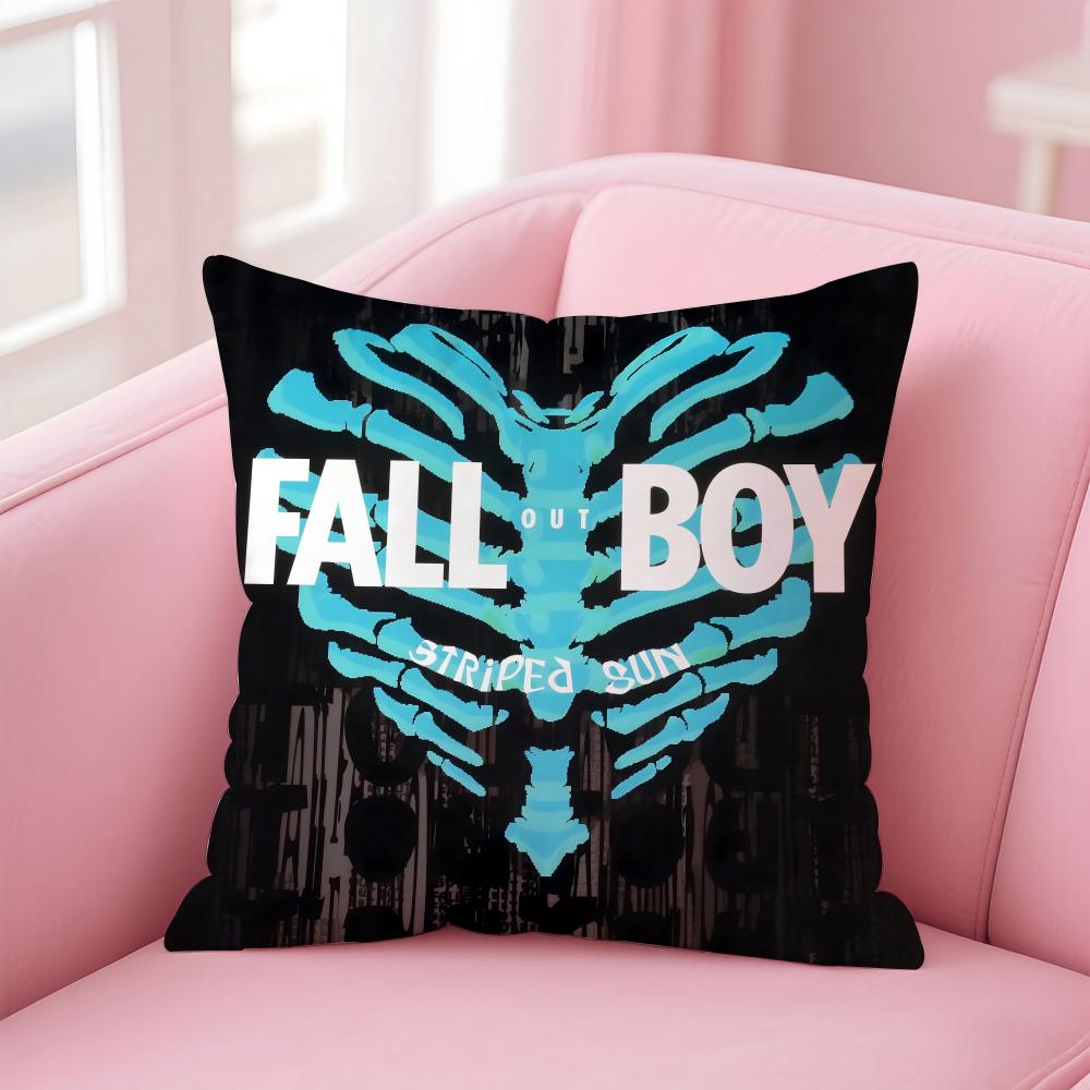 F-Fall Out Boy Наволочка Удобная Двусторонняя Наволочка Идеально для Автомобиля Дивана Спальни и Других Мест