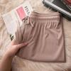 Ice Silk Pants Wide Leg Pants Loose High Waist Drawstring Slim Stretch Trousers Straight Pants