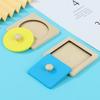 Educational Toy Sensory Tactile Puzzle Board Geometric Shape Matching Toy Knob Panel Pegboard