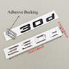 3D ABS Car Letters Logo 520i 530i 540i Rear Trunk Badge Sticker Decals For BMW 5 Series 520i 530i 540i G30 Auto Tail Marking