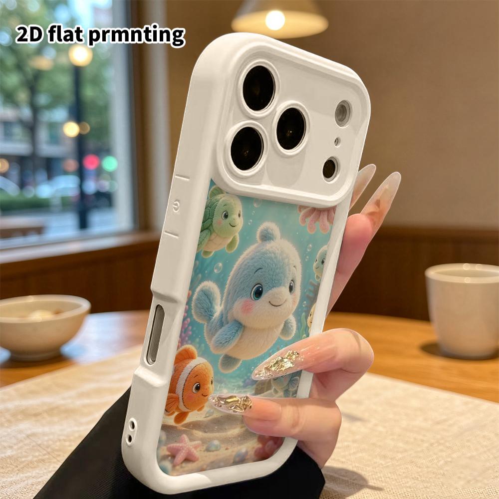 Чехол для телефона: 2D плоский, подходит для защитного чехла iPhone 18, 17, 16, 15, 14, 13, 12Pro, плюшевые зверушки, идеальный подарок на Рождество и Хэллоуин