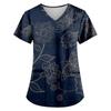 Butterfly Workwear Hospital T-shirt Healthcare Uniform Nurse Clinic Nursing Tops Short Sleeve Blouse Carer Working Women Medical