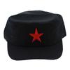 Gifts New Cotton Vintage Fabric Red Star Green Flat Military Hats Patrol Army Cap