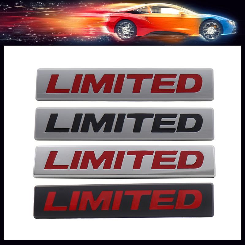 3D Car Styling Limited Logo Car Hood Fender Trunk Rear Bonnet Nameplate Decal Emblem Badge Sticker
