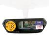 CARMATE Car Rearview Vision Carbon Gently Curved Chrome DZ561 Mirror, 1.8x Area, CF-8 Fiber, 3000SR, Mirror, 240mm, Mirror,