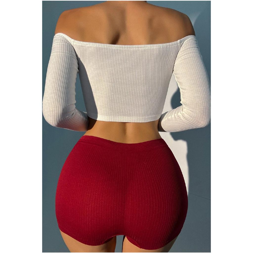 Женские черные шорты на бретелях из ткани, трусики