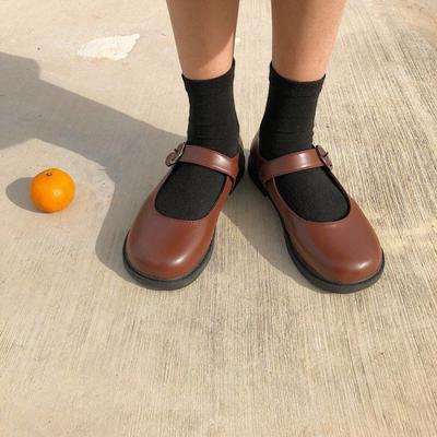 Туфли для женщин с круглым носком, готические Мэри Джейн, женские балетки в японском стиле, лолита, корейские, социальные, горячие, трендовые, тренд, предложение, лето