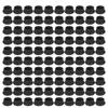 100Pcs M10 X 1.25 Hex Nut Carbon Steel Nut for 168F 170 188 Gasoline Generator Black