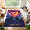 Lord Rings Customize Your Name Carpet Perfect for Balcony Entryway Kitchen Dormitory Anti-slip Rug Office home decor