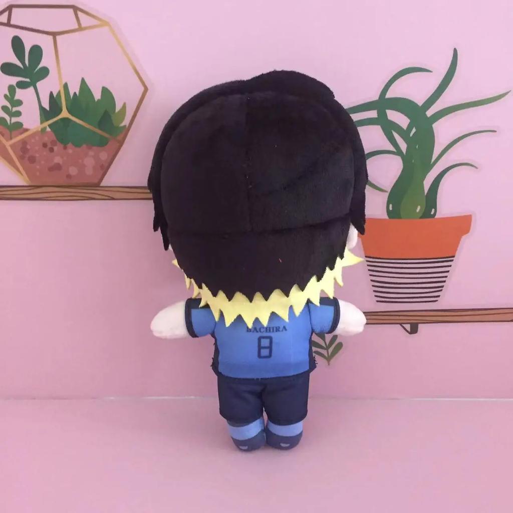 Плюшевая кукла Blue Lock Сейсиро Наги 20 см Исаги Ёити Микаге Милая Мягкая Набивная Подушка Подарок на День Рождения