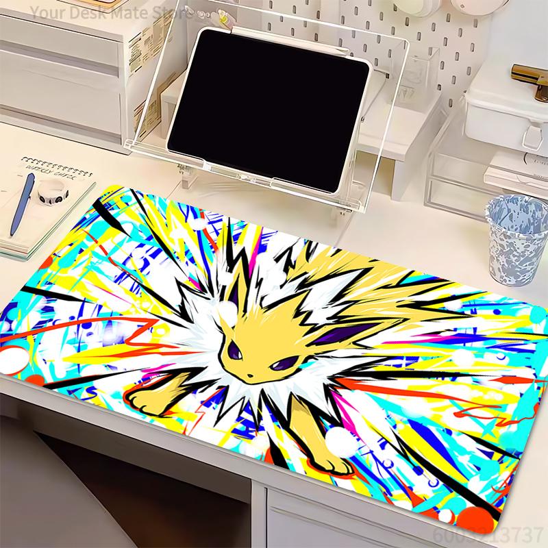 Mouse Pad P-Pokemon Large xxl Rubber Computer Gaming Accessories HD Print Mousepad Extended Desk Mat Locking Edge Gamer Carpet