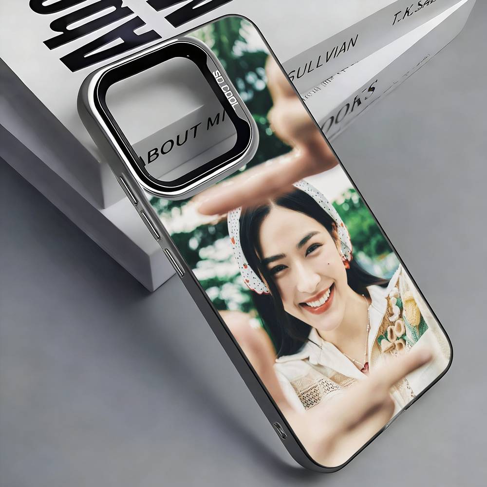 Чехол для телефона с изображением актрисы Л-Линлин Квонг для iPhone 17,16,15,14,13,12,11 Plus,Pro Max, Цветной серебристый чехол для телефона