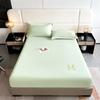 Водонепроницаемая простыня с вышивкой, одинарный двойной матрас размера «queen-size» с резинкой, простыня, однотонная простыня