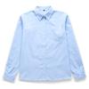 School Long Square Shirt With Pocket [Sharphon] Girls' Shirt, Sleeve, Collar, Plain, Cotton, Top,