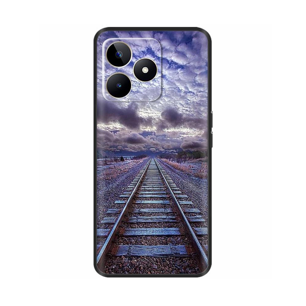 Чехол для OPPO Realme C53 Милый Мультяшный Чехол для Телефона Для Realme C53 C 53 Чехол Мягкий Силикон ТПУ Задние Чехлы Для Realme C53 Fundas
