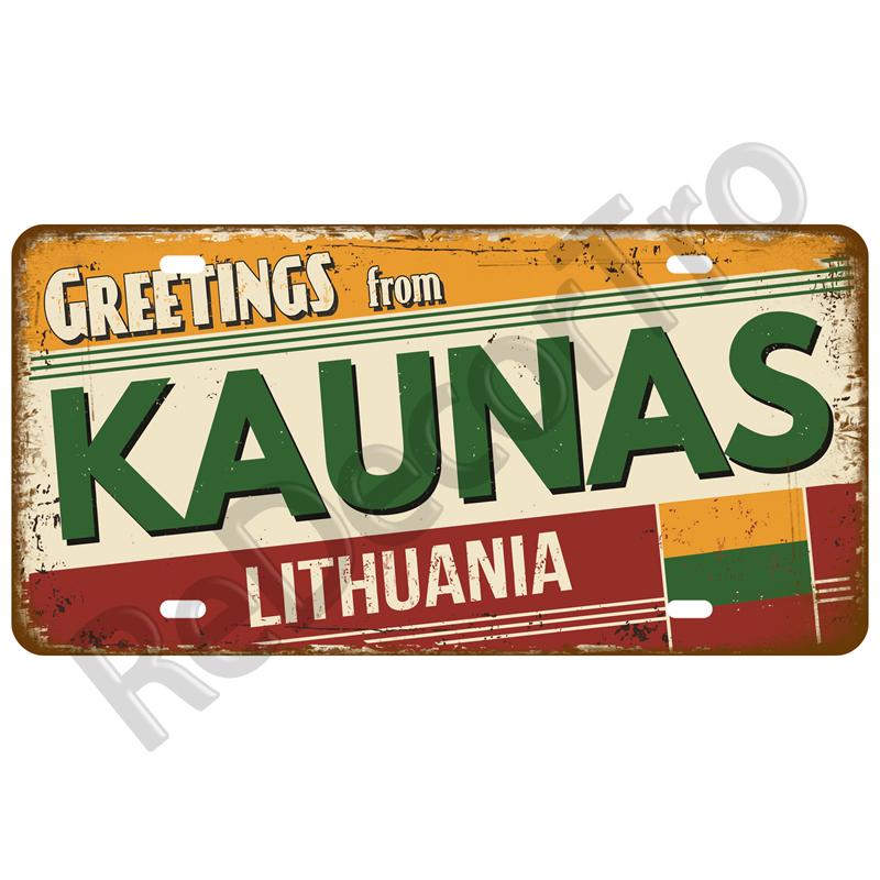 Винтажная жестяная вывеска для бара, паба, клуба, пещеры, настенное украшение, калифорнийская жестяная пластина, табличка, Мадрид, Париж, декор, металлический знак города