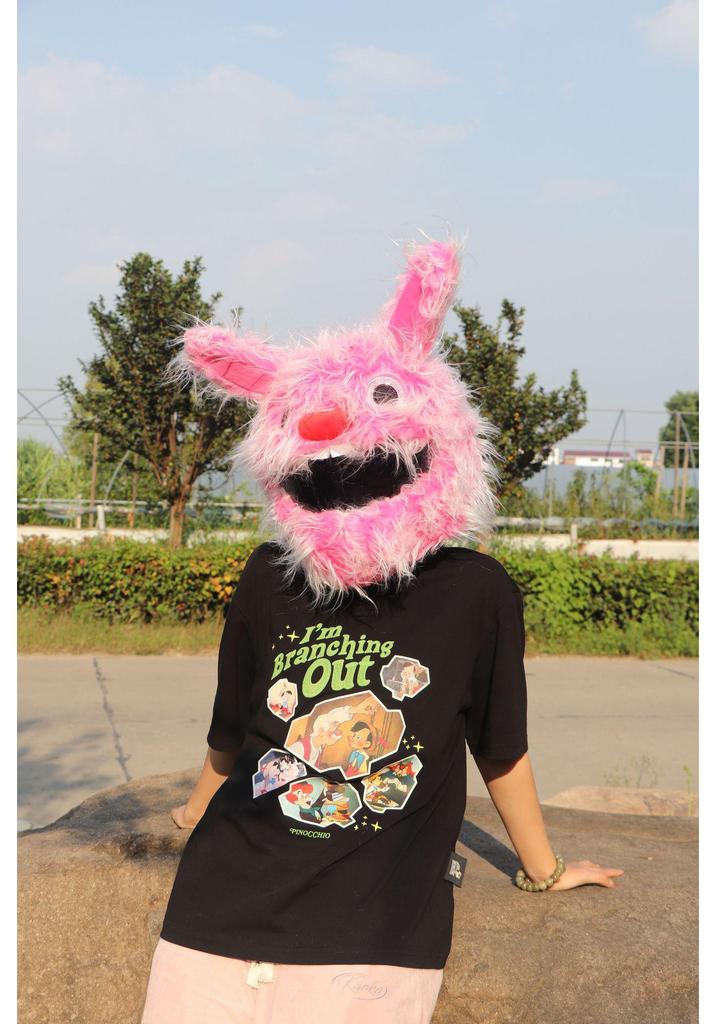 Custom Plush Helmet Cover - Soft, Durable, Wear-Resistant, Cute Cartoon Design