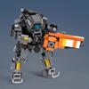 Строительный блок Совместимый Titanfall Q-версия Ион Механическая игрушка Сборка Строительный блок Сборка Робот