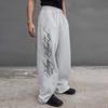 Мужские авангардные брюки streetwear с принтом, спортивные брюки свободного кроя, брюки для активного отдыха и бега