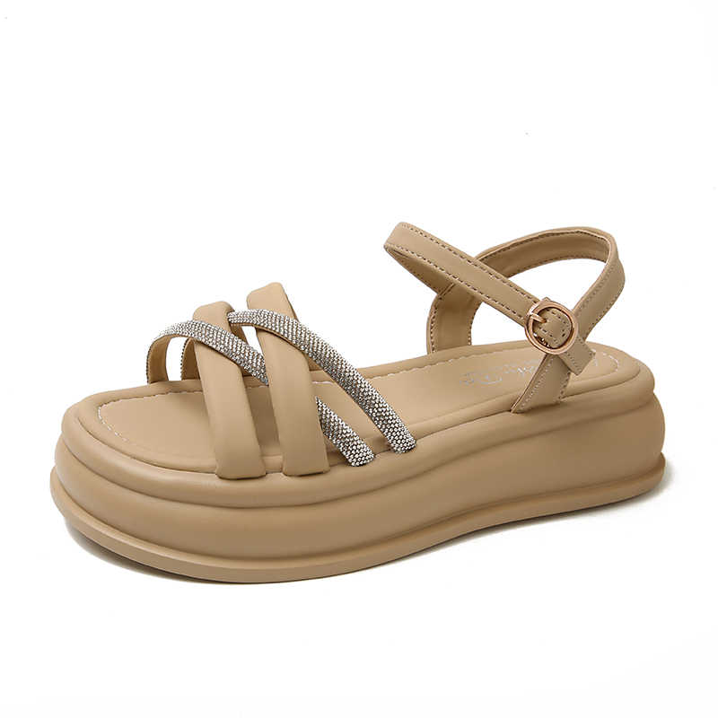 Fashion Autumn Demi-season Beige Women's Shoes Sandals For Teenager House Slippers Sneakers Sports Price Vietnam Training Shooes